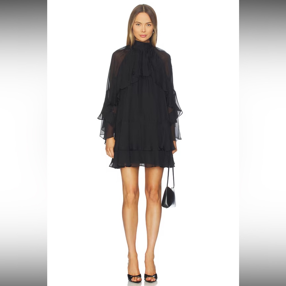 Veronika Beard Adlington Dress in Black - Size 4